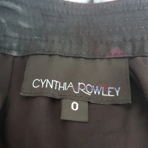 Cynthia Rowley Black Floral Skirt - Picture 6 of 6